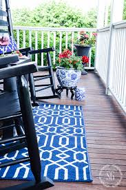 Made from materials that are suitable for use in some are rectangular 'runners', suitable for use on balconies and in front of doorways, while others are large squares, designed for decks and bigger. How To Choose And Care For An Outdoor Rug Stonegable