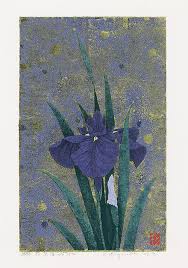 kazutoshi sugiura flower prints poppy iris tulip peony japanese art japanese painting flower art