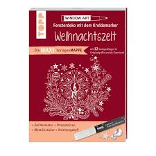 Und schon haben sie ein schickes und. Maxi Vorlagenmappe Fensterdeko Mit Dem Kreidemarker Weihnachten Topp Verlag