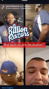 He is what the barber game has been missing and he let it be known what he  got going