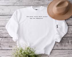 The Worst Thing About Prison Sweatshirt, the Office Sweatshirt, Michael  Scott Sweatshirt, the Office Shirt, Funny Sweatshirt, Michael Scott