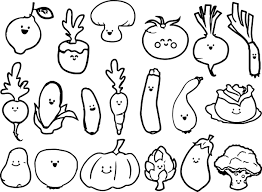 Vegetables coloring pages for kids: Vegetable Coloring Pages Best Coloring Pages For Kids