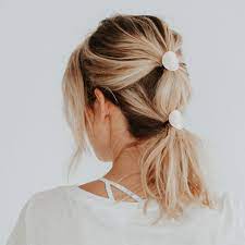 Disc Ponytail Hair Tie Cover Favor Jewelry Hair Styles Short Hair Styles Long Hair Styles