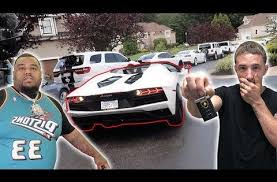 Omi In A Hellcat Gives Me Keys To 2020 Lamborghini Feat Tall Guy Car Reviews Youtube Hellcat Tall Guys Car Review