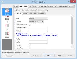 How to add axis labels in microsoft excel? Help Online Origin Help The Tick Labels Tab