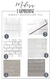 Modern Farmhouse Backsplash Tile Options Twig White In 2020 Farmhouse Backsplash Farmhouse Kitchen Backsplash White Kitchen Backsplash