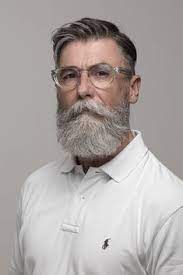 Silver Agency Of Top Models Over 40 Paris Blue Men Hair And Beard Styles Beard No Mustache Beard Haircut