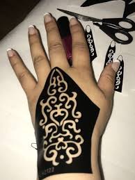 6 In 1 Henna Kits Henna Powder Lavender Oil Gloves Cones Carrot Bags Storage Bag Easy Fast To Draw Arou Henna Kit Henna Stencils Henna Designs On Paper