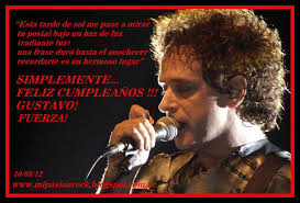El 9 de agosto de 2006, se internó en un centro de rehabilitación (ubicado en newberg, oregon) tras admitir sus problemas con el alcohol. Mi Pasion Rock Gustavo Cerati Cumple 53 Anos 11 De Agosto