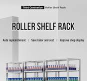 China Supermarket Flex Gravity Roller Shelving System ...
