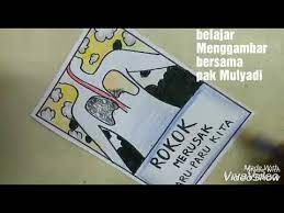 Jangan lupa share artikel ini kepada orang yang membuthkan. Cara Mudah Menggambar Poster Anti Rokok Buat Anak Sd Youtube