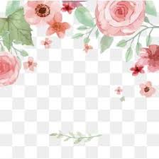 Vector Watercolor Flowers Pink Watercolor Flowers Png And Vector With Transparent Background For Free Download Flor Aquarela Molduras Para Convites De Casamento Clipart De Flores