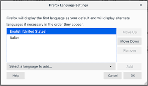 Changing The Language Of Firefox Directly From The Browser Mozilla L10n