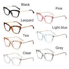 Fashion Cat Eye Glasses Frame Faceted Crystal Eyeglasses Can Be Equipped With Myopia Gla Eyeglass Frames For Men Eyeglasses Frames For Women Crystal Eyeglasses