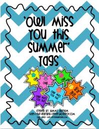 Free owl miss you printable templat : Owl Miss You Tags Worksheets Teaching Resources Tpt