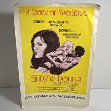 1970 CINDY & DONNA Film Movie Theater Booking Poster, Flyer, Ad: Debbie  Osborne | eBay