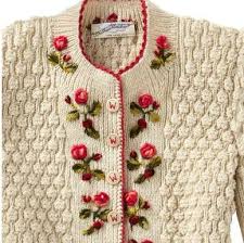 Embroidery designs,patterns,tutorials & projects for download.embird machine embroidery software. Mariette S Back To Basics My Hand Knitted Hand Embroidered Sweater