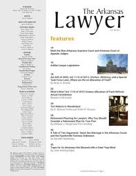 The Arkansas Lawyer Magazine Winter 2015 by Arkansas Bar Association