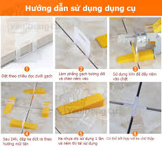 Combo bộ dụng cụ ke lát gạch men: Kìm siết + 100 nêm + 300 ke móc. Ke cân  bằng gạch | Lazada.vn