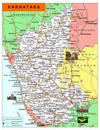 Karnataka route planner map, india. Karnataka Map Download Free Pdf Map Infoandopinion