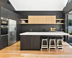 Polyurethane works best on unfinished wood but can also be painted directly onto painted surfaces. Matt Or Glossy How To Choose The Right Kitchen Cabinet Finish Houzz Au