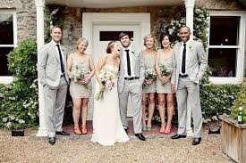 Love The Bridesmaid Dresses British Wedding Morning Wedding Grey Suit Wedding