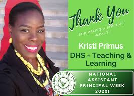 In DeSoto ISD, we are extremely lucky to have a hard-working, passionate  group of assistant principals who tirelessly serve their campuses and the  district with esteem and pride. In honor of National