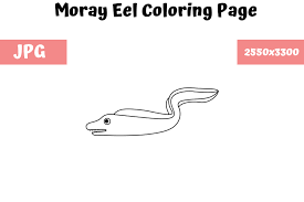 With a unique assortment of pages featuring the hammerhead, great white, grey reef, and more, students will be excited for each new lesson. Moray Eel Coloring Page For Kids Graphic By Mybeautifulfiles Creative Fabrica