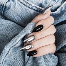 Chromenails Chromeeffect Chromepowder Mirrornails Natural Nails Nailart Chrome Nails New Year S Nails Mirror Nails