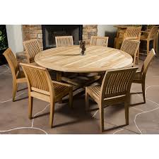 Teak warehouse offers a robust portfolio of fully assembled outdoor dining sets, with more combinations of dining furniture featured than any other single manufacturer in the usa. 9pc Teak Round Table Dining Set Westminster Teak Teak Outdoor Furniture Discount Outdoor Furniture Outdoor Furniture Sets