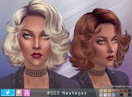Newsea R003 Newvegas Hair Sims 4 Hairs Sims Hair Vegas Hair Donating Hair