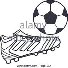 Chaussures De Football Avec Ballon Banque D Images Chaussures De Football Football Deco Foot