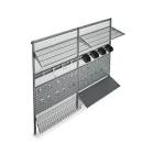 66 inches L x 63 inches H LocBoard Wall Mount Storage System  Triton