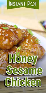 Instant Pot Honey Sesame Chicken Recipe Instant Pot Soup Recipes Best Pressure Cooker Recipes Instant Pot Recipes