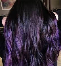 Black and purple hair can create a gorgeously dark and brooding look. Deep Purple Black Hair With Purple Tint