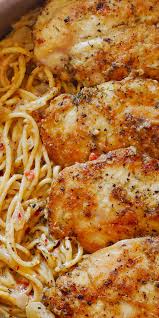 Chicken Pasta In Creamy White Wine Parmesan Cheese Sauce In 2020 Italian Chicken Pasta Chicken Recipes Recipes