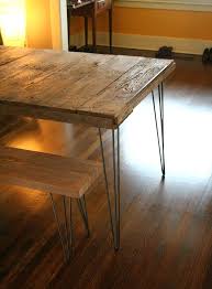 Industrial Rustic Modern Dining Table For Six From Reclaimed Etsy Modern Rustic Dining Table Modern Dining Table Dining Table