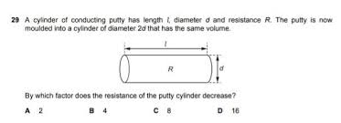 When The Area Of Cross-Section Of A Conductor Is Doubled, Its Resistance  Becomes: - Youtube