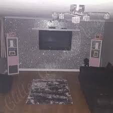 If you use a shimmering silver glitter on white walls. Glitter Wallpaper Bedroom Ideas
