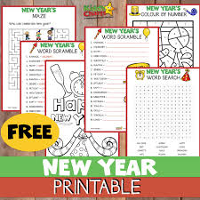 In this section there are craft activities for you to print. New Year Activities With Kids Free Printables Pack