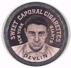 Art Devlin, New York Giants, baseball card portrait]