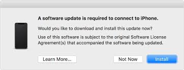 If You See Software Update Is Required To Connect To Your Ios Device On Your Iphone Ipad Or Ipod Touch Software Update Ipod Touch Software