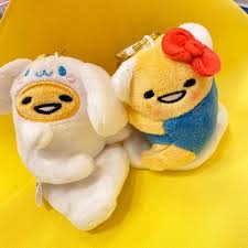 sanrio arcadia on instagram collect or surprise yourself with all these kidrobot x gudetama eggstra cute collectible plush charms please swipe to s
