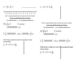 All worksheets only my followed users only my favourite worksheets only my own worksheets. Comparing And Ordering Rational Numbers Inb Worksheets By Teachmecali