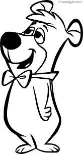 Here we look at some realistic and cartoon images of fruits and vegetables. Yogi Bear Coloring Pages Coloringall