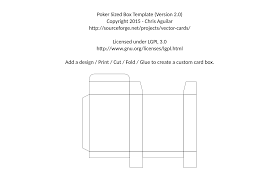 Take your cards out of the box and try these now. File Playing Card Box Template V 2 0 Svg Wikimedia Commons