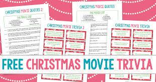 How about a trivia night? Free Printable Christmas Movie Trivia Christmas Game Night