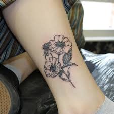 Pin By Melodee Bray On Tattoo Simple Flower Tattoo Black And White Flower Tattoo Tattoos