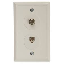 Retro wall cabinet retro chevrolet wall retro cover wall plugs retro wall retro telephone disk retro craft wall adhesive telephone wall telephone wall plug explore a wide range of the best retro telephone wall on aliexpress to find one that suits you! Preferred Industries Part 602095 Preferred Industries Coaxial And Telephone Wall Plate Combo Cable Jack White Voice Data Jacks Home Depot Pro