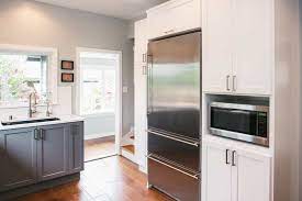 They feature drop down drawers that allow them to open like a standard oven. Where To Put The Microwave Microwave Placement In The Kitchen